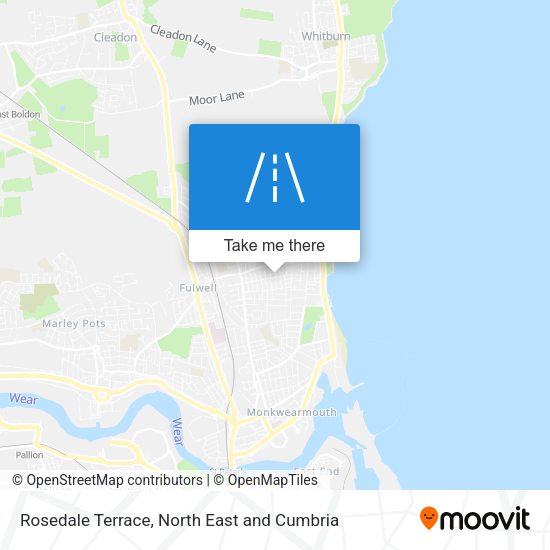 Rosedale Terrace map