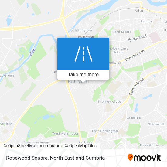 Rosewood Square map