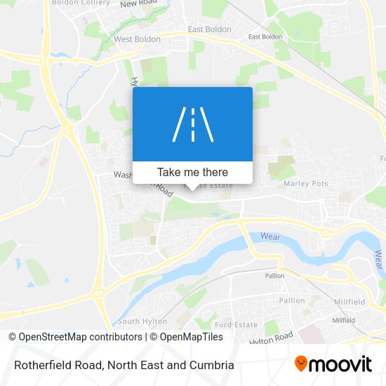 Rotherfield Road map