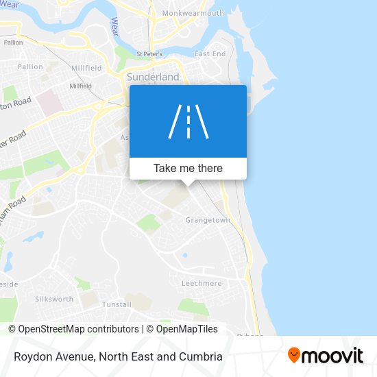 Roydon Avenue map