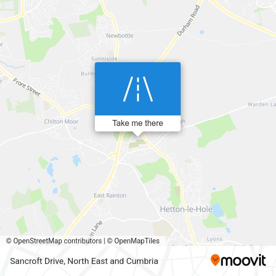 Sancroft Drive map