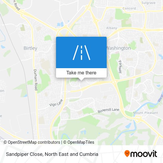 Sandpiper Close map
