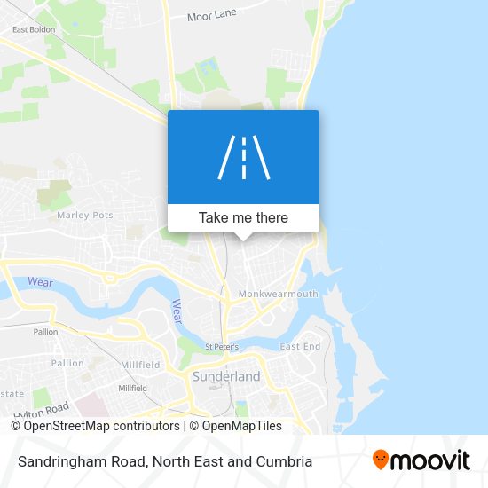 Sandringham Road map