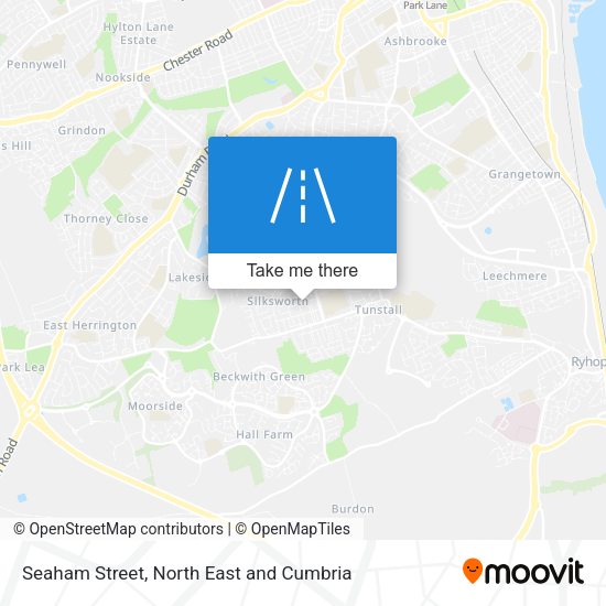 Seaham Street map