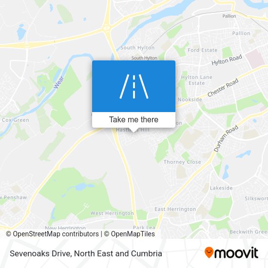 Sevenoaks Drive map