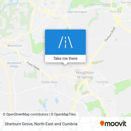 Sherburn Grove map