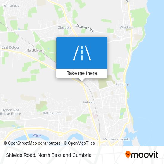Shields Road map