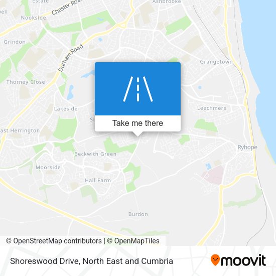 Shoreswood Drive map