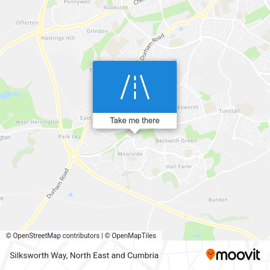 Silksworth Way map