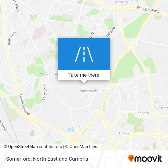 Somerford map