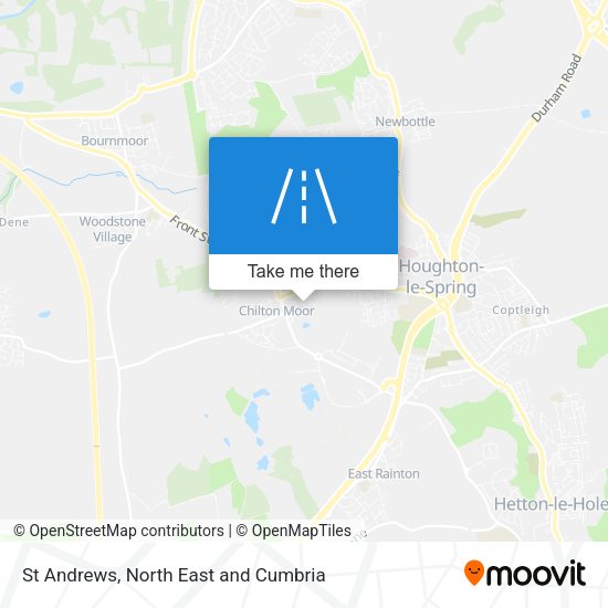 St Andrews map
