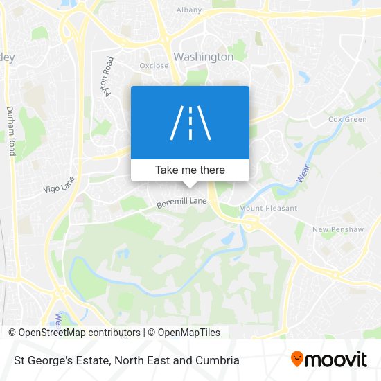 St George's Estate map