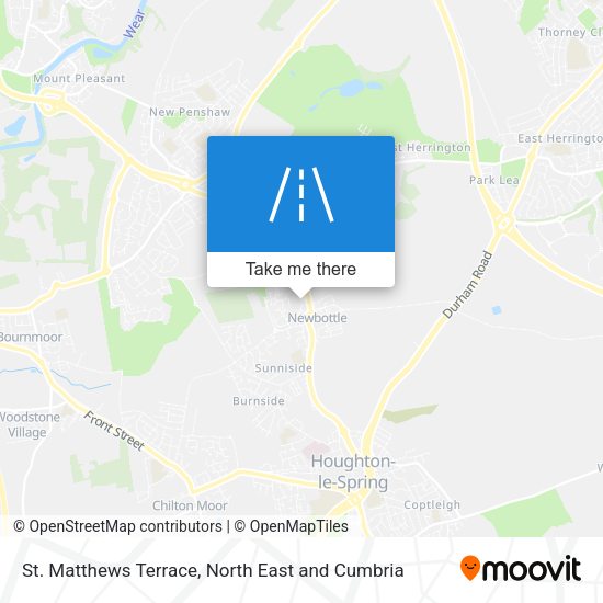 St. Matthews Terrace map