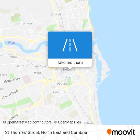 St Thomas' Street map