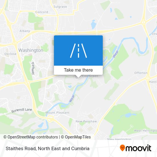 Staithes Road map