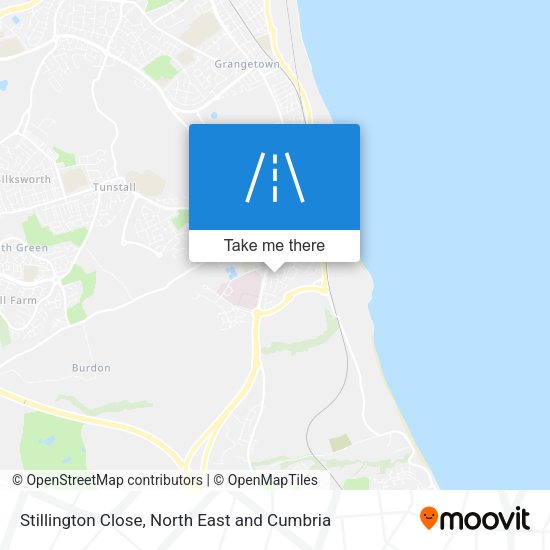 Stillington Close map