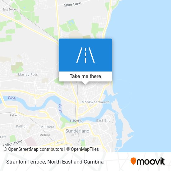Stranton Terrace map