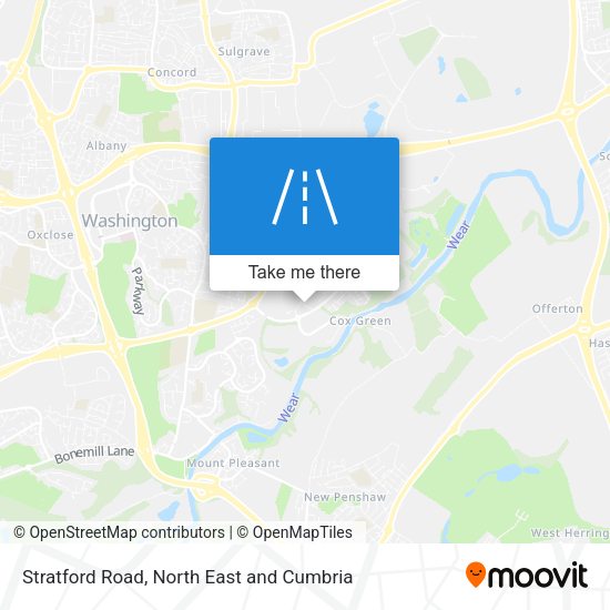 Stratford Road map