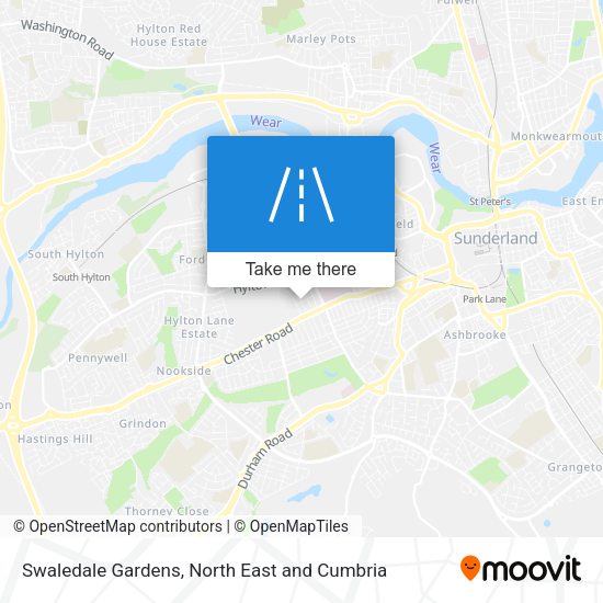 Swaledale Gardens map