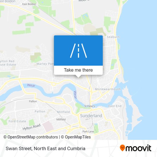 Swan Street map