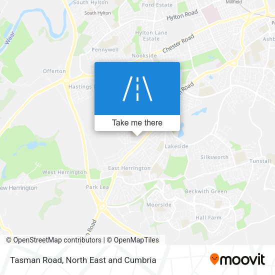 Tasman Road map
