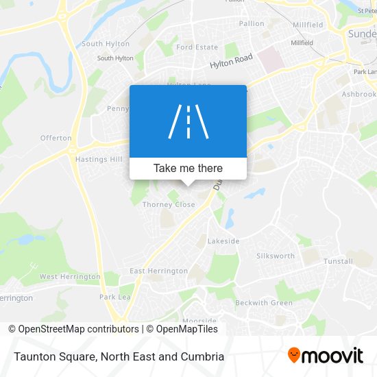 Taunton Square map