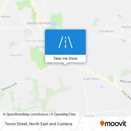 Teviot Street map