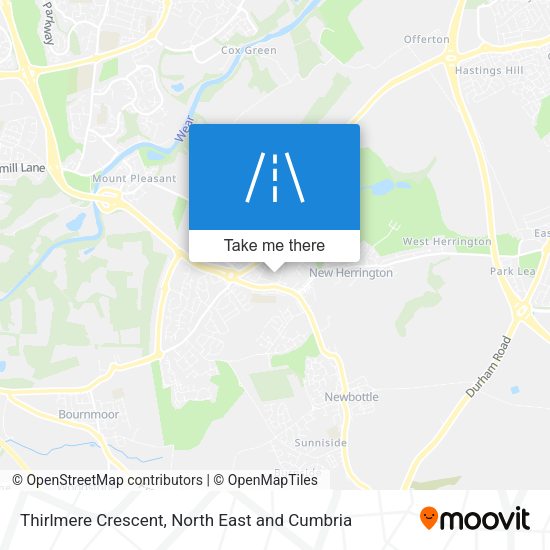 Thirlmere Crescent map