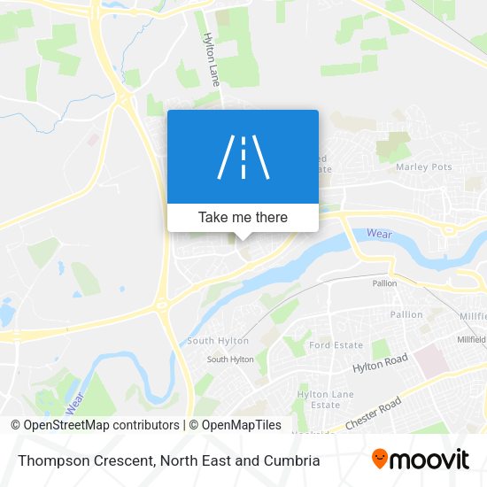 Thompson Crescent map