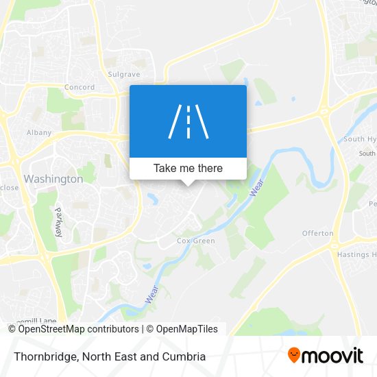 Thornbridge map