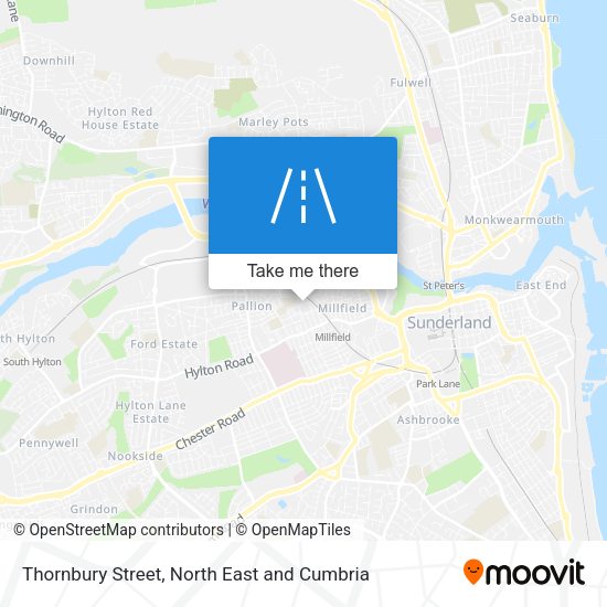 Thornbury Street map