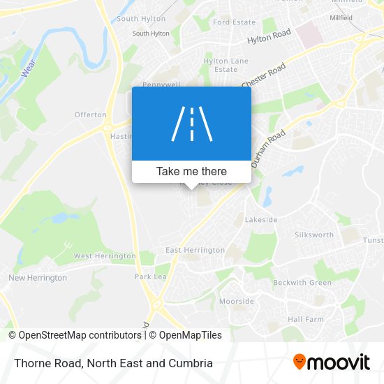 Thorne Road map