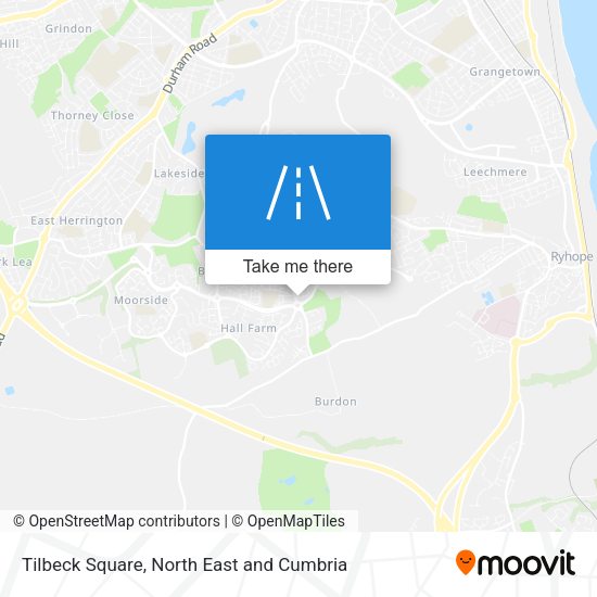 Tilbeck Square map