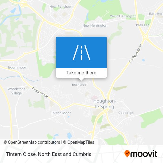 Tintern Close map