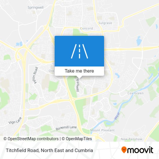 Titchfield Road map
