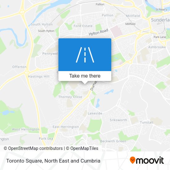 Toronto Square map