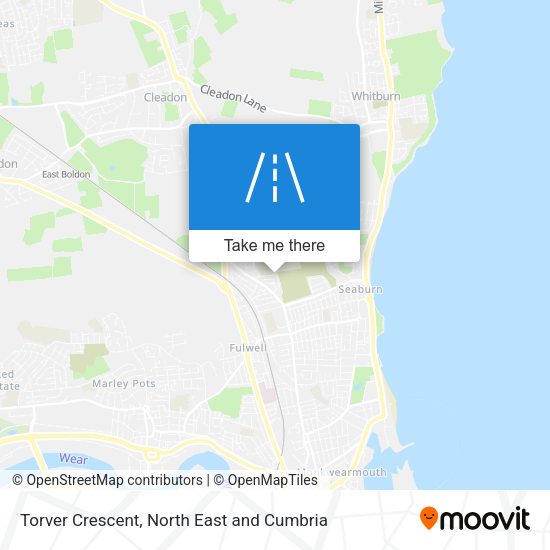 Torver Crescent map