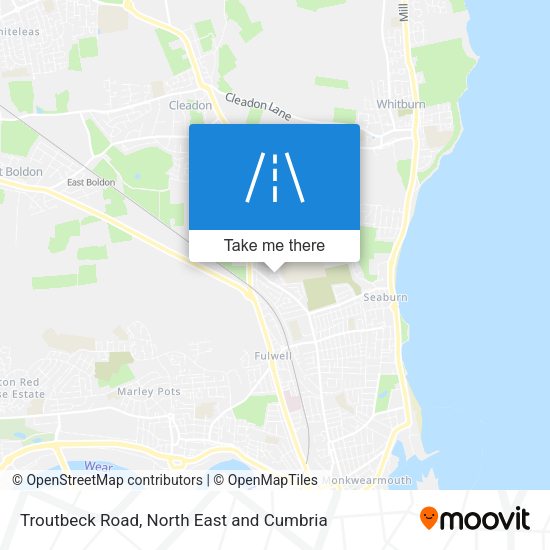 Troutbeck Road map
