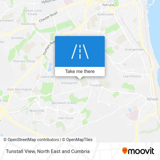 Tunstall View map