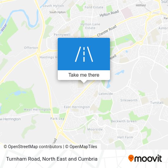 Turnham Road map