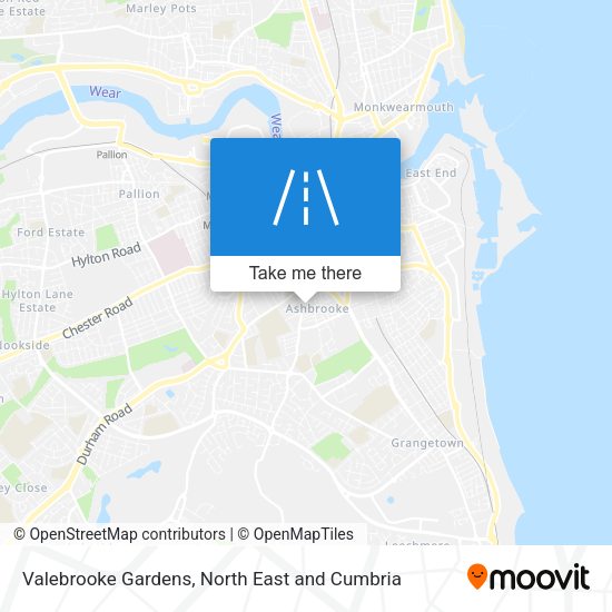 Valebrooke Gardens map