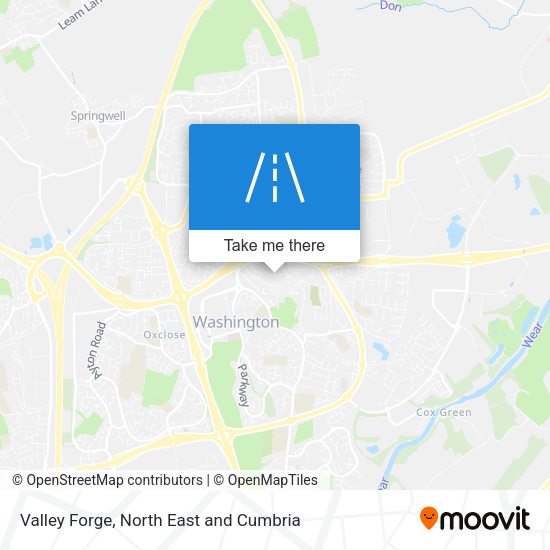Valley Forge map
