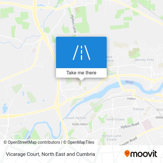 Vicarage Court map