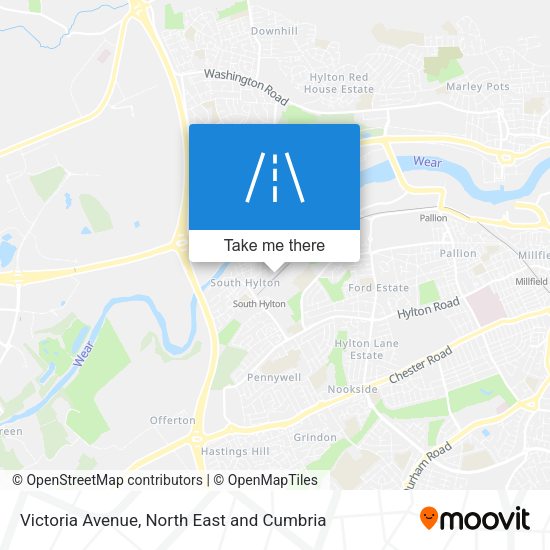Victoria Avenue map