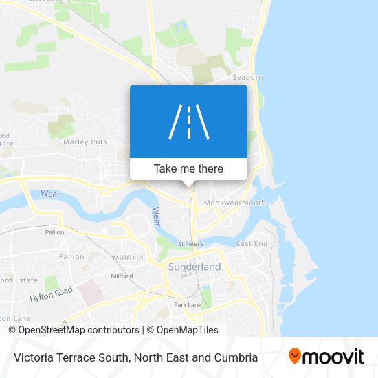 Victoria Terrace South map