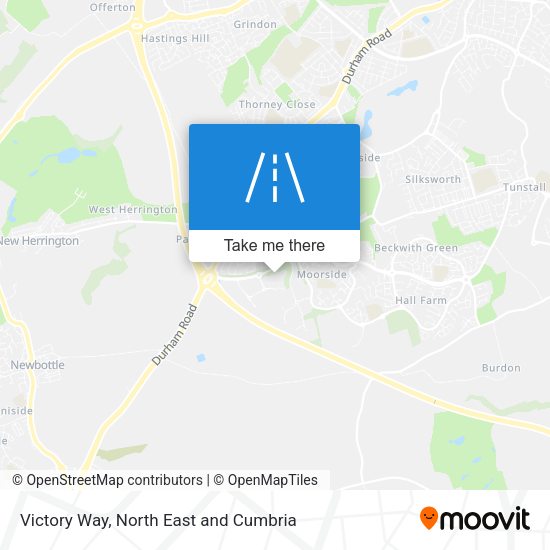 Victory Way map