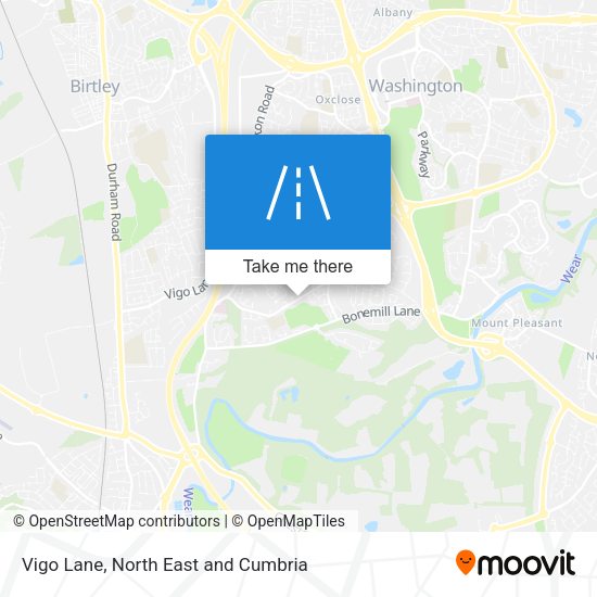 Vigo Lane map