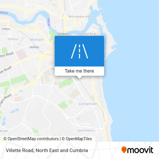 Villette Road map