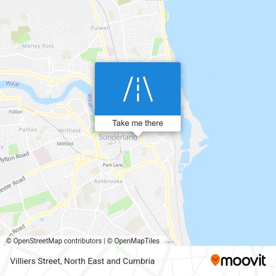 Villiers Street map