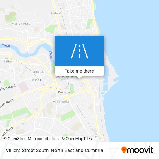 Villiers Street South map